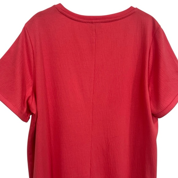 Jessica Simpson Pink Textured Midi Summer Spring Dress Women’s Size XL - Picture 6 of 12